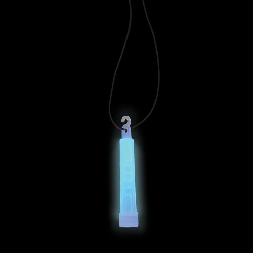 ''JR72865 4'''' Blue GLOW STICK Necklace''